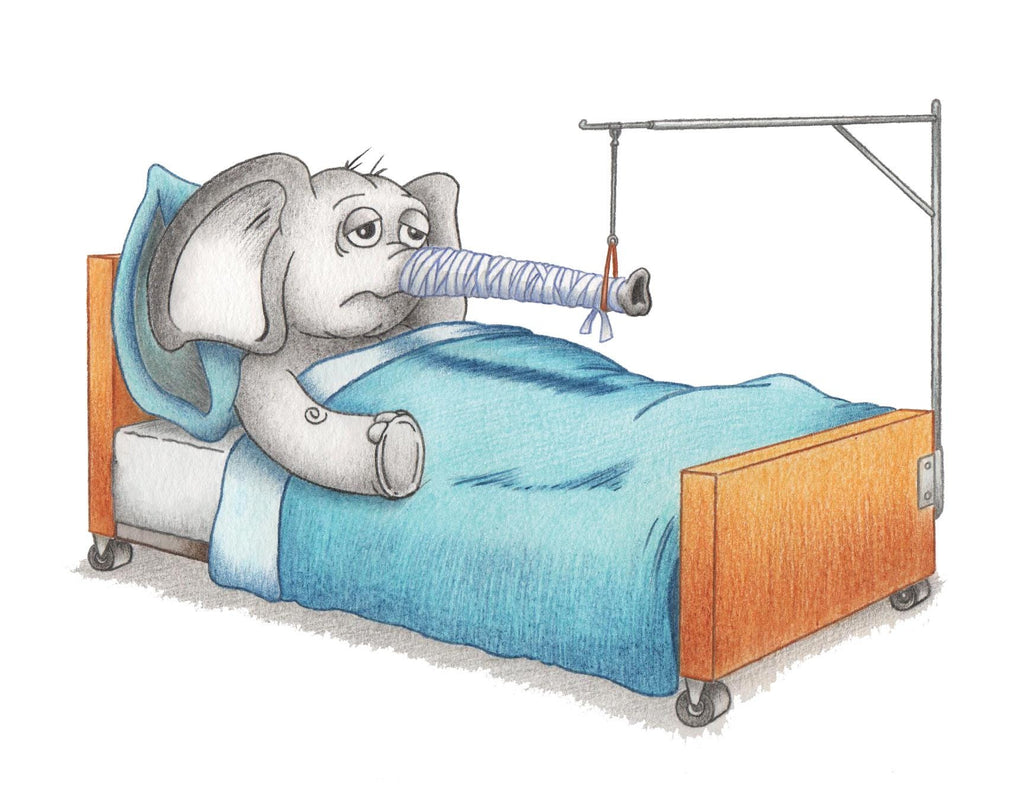 Elephant Blank Greeting Card 3