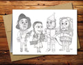 Wizard of OZ Blank Greeting Card