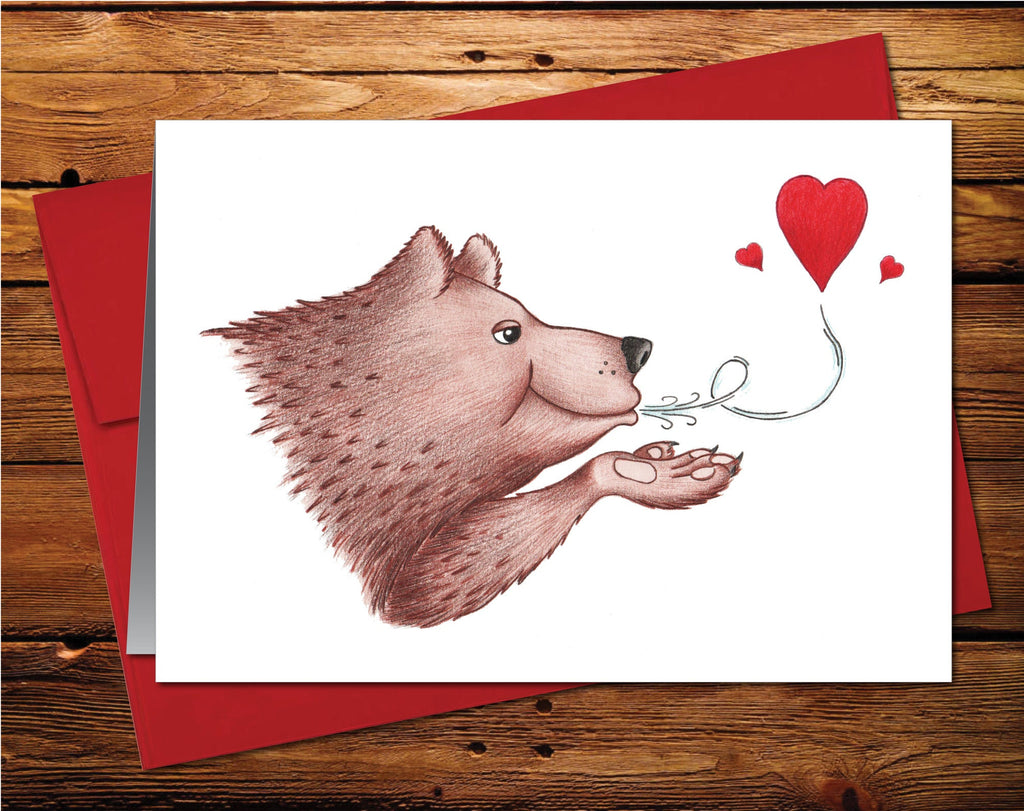 Bear Blank Greeting Card 1