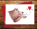 Bear Blank Greeting Card 1
