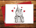 Wizard of OZ Tin Man Blank Greeting Card 4