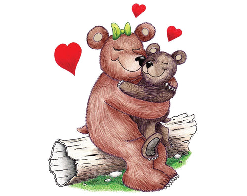 Bear Blank Greeting Card