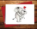 Elephant Blank Greeting Card 4