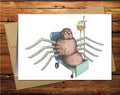 Spider Blank Greeting Card