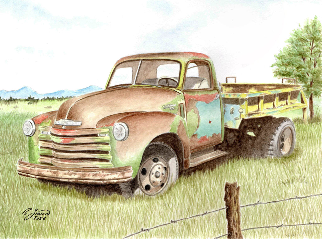 Old Truck Greeting Card