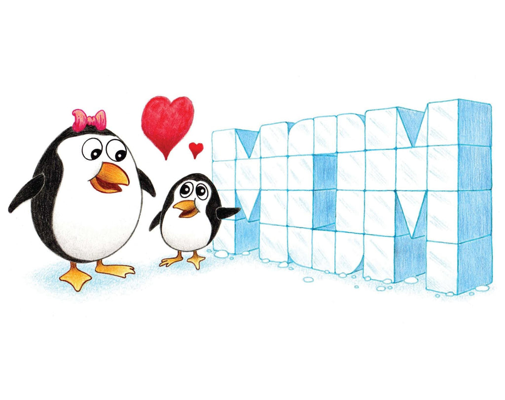 Penguin Blank Greeting Card