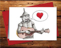 Wizard of OZ Tin Man Blank Greeting Card 3